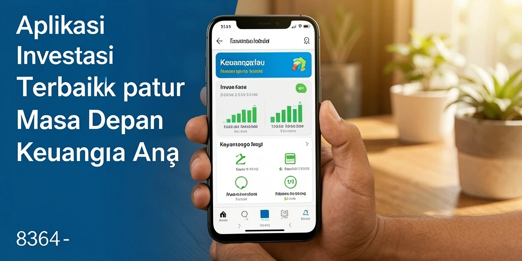 Tampilan antarmuka aplikasi Investasi 8364 yang modern dan intuitif.
