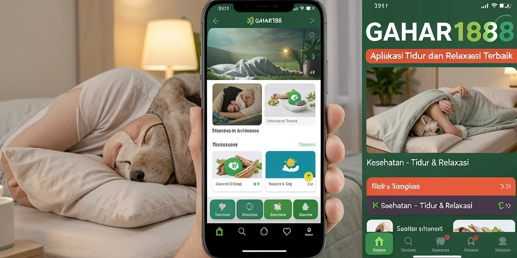 Tampilan antarmuka GAHAR188 yang ramah pengguna dan fitur relaksasi yang menarik.