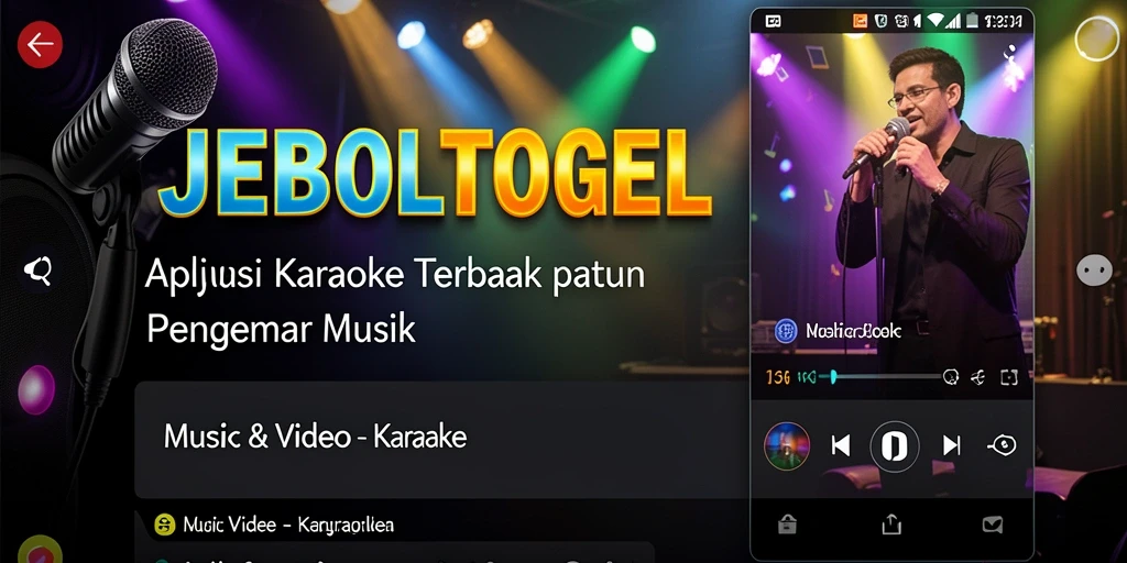 Tampilan antarmuka JEBOLTOGEL dengan fitur karaoke