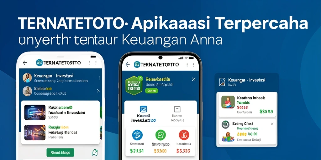 Tampilan antarmuka TERNATETOTO yang modern dan intuitif.