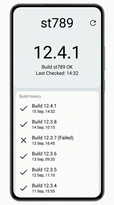 Riwayat Versi st789 untuk Pengguna Android